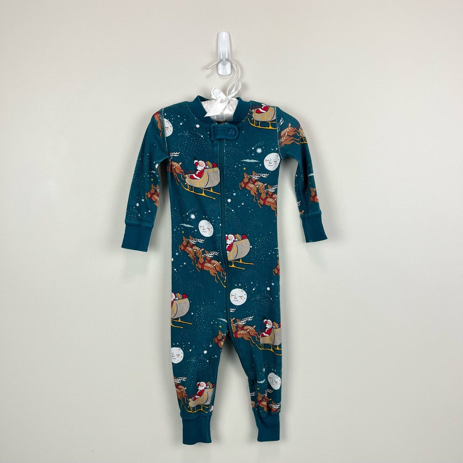 Hanna Andersson Santa Clause Sleigh Ride Pajamas 75 cm 12-18 Months