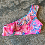 Load image into Gallery viewer, Lilly Pulitzer Girls Livia Bikini Swimsuit Light Pascha Pink Aquadesiac 7
