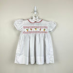 Load image into Gallery viewer, Vintage Hand Smocked by Imperial White Christmas Dress 4T
