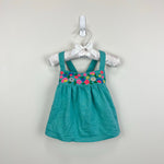 Load image into Gallery viewer, Mini Boden Embroidered Jersey Vest Corsico Blue Tank Top 2-3
