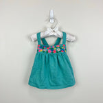 Load image into Gallery viewer, Mini Boden Embroidered Jersey Vest Corsico Blue Tank Top 2-3
