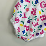 Load image into Gallery viewer, Vintage Healthtex Floral Alphabet Bodysuit 24 Months
