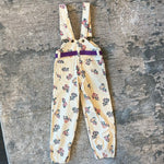 Load image into Gallery viewer, Vintage OshKosh B'gosh Whipper Snappers Floral Suspender Bibs 6 USA NWT
