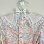 Load image into Gallery viewer, Vintage Polly Flinders Smocked Floral Lace Collar Long-Sleeve Dress 5T
