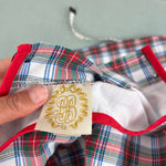 Load image into Gallery viewer, The Beaufort Bonnet Company Lindy's Lunch Dress Tartan with Richmond Red 7
