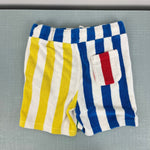 Load image into Gallery viewer, Mini Boden Hotch Potch Stripe Towelling Shorts 5-6
