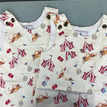 Load image into Gallery viewer, Classic Prep Childrenswear James Shortall Romper Circus Print 2T NWT
