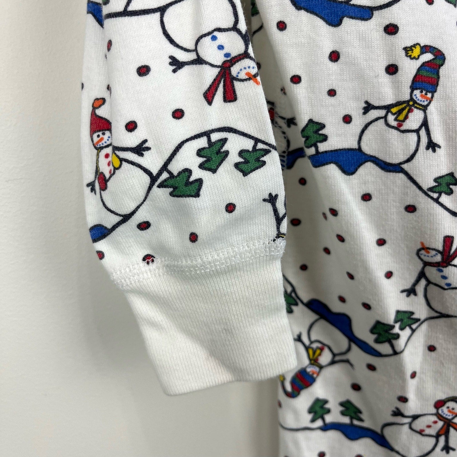 Hanna Andersson Snowman Pajamas 80 cm 18-24 Months