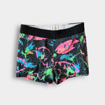 Load image into Gallery viewer, Vintage Black Neon Fish Shorts 3T USA
