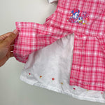 Load image into Gallery viewer, Vintage Y2K Mickey &amp; Co Pink Plaid Minnie Dress 6-9 Months
