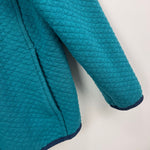Load image into Gallery viewer, L.L. Bean Kids Quilted Quarter Snap Pullover Teal L 6/7
