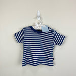 Load image into Gallery viewer, JoJo Maman Bebe Stripe T-Shirt 6-12 Months NWT
