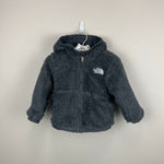 Load image into Gallery viewer, The North Face Baby Reversible Mount Chimbo Hooded Jacket Gray 6-12 Months
