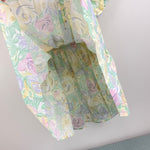 Load image into Gallery viewer, Vintage Pastel Floral Party Dress 4T

