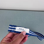 Load image into Gallery viewer, Ralph Lauren Blue and White Striped Canvas Belt 5T
