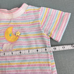 Load image into Gallery viewer, Vintage Pastel Striped Applique Moon T-Shirt Baby Girl
