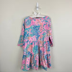 Load image into Gallery viewer, Lilly Pulitzer Girls Mini Geanna Dress Multi Splendor in the Sand M 6-7
