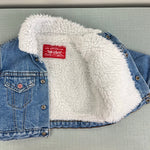 Load image into Gallery viewer, Vintage Levi's Sherpa Lined Denim Trucker Jacket 12 Months USA
