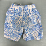 Load image into Gallery viewer, Lilly Pulitzer Boys Junior Capri Swim Trunk Coastal Blue Maybe Gator S
