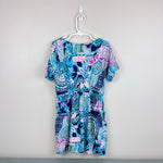 Load image into Gallery viewer, Lilly Pulitzer Girls Stasia Dress Multi Lookin Sharp M 6-7
