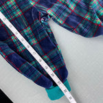 Load image into Gallery viewer, Vintage Gymboree Holiday Plaid Velour One Piece Newborn 3-6 Months NWT
