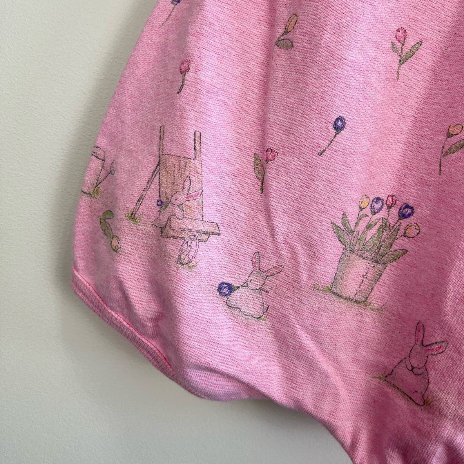 Vintage Carter's Pink Garden Romper 3-6 Months