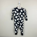 Load image into Gallery viewer, Hanna Andersson Halloween Black White Ghost HannaJams Sleeper 80 cm 18-24 Months
