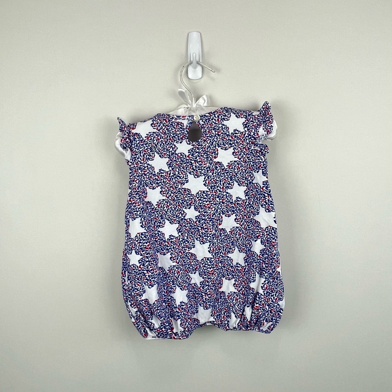 Vineyard Vines Pima Cotton Whale Stars Bubble Romper 6-12 Months