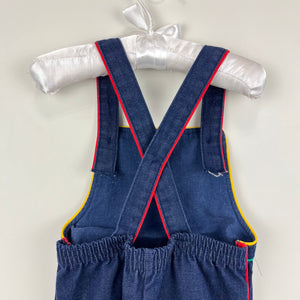 Vintage Healthtex Construction Crane Overalls 24 Months USA