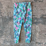 Load image into Gallery viewer, Lilly Pulitzer Girls Sammy Pajama Set Seasalt Blue Barking Up the Palm Tree 2T
