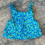 Load image into Gallery viewer, Vintage Basic Editions Blue Floral Outfit 24 Months
