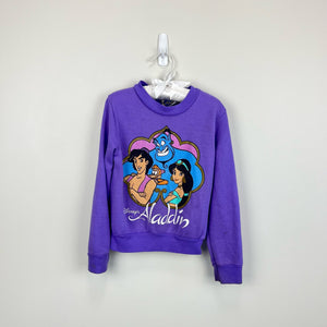 Vintage Aladdin Purple Sweatshirt Medium 5-6 USA