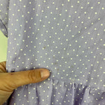 Load image into Gallery viewer, Vintage Polly Flinders Purple Polka Dot Dress 4T
