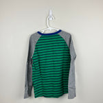 Load image into Gallery viewer, Mini Boden Long Sleeve Striped Raglan T-Shirt 7-8

