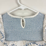 Load image into Gallery viewer, Cyrillis Paris Long Sleeve Smocked Ruffle Blouse 12
