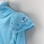 Load image into Gallery viewer, Vintage OshKosh B'gosh Long Sleeve Blue Angel Bow Turtleneck Top 3T USA
