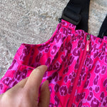 Load image into Gallery viewer, The North Face Snowquest Insulated Snow Bibs Cabaret Pink Leopard Small Print 4T
