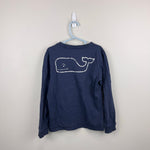 Load image into Gallery viewer, Vineyard Vines Long Sleeve Vintage Whale Pocket Tee Shirt Navy Blue 7
