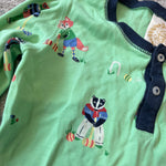 Load image into Gallery viewer, TBBC Sutton's Sweet Dream Pajamas Set Hart's Croquet Soiree with Nantucket Navy 7
