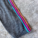 Load image into Gallery viewer, Gap Charcoal Gray GapFit Side Stripe Sport Leggings M
