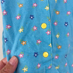 Load image into Gallery viewer, Vintage Gymboree Soft Blue Flower Print Overalls XS 18-24 Months
