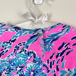 Load image into Gallery viewer, Lilly Pulitzer Girls Velma Bodysuit Mandevilla Pink New Kids on the Dock 6-12 Months
