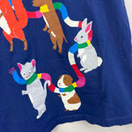 Load image into Gallery viewer, Mini Boden Long Sleeve Scarf Animals Graphic T-Shirt 9-10
