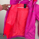 Load image into Gallery viewer, The North Face Girls' Resolve Reflective Hyvent Rain Jacket Azalea Pink M 10-12
