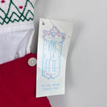 Load image into Gallery viewer, Vintage Vive-La-Fete Smocked Button On Shortall Romper 9 Months NWT
