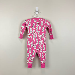 Hanna Andersson Pink Bunny Pajamas 60 cm (3-6 Months)