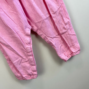 Vintage Wee Boxers Pink Ruffle Jumpsuit 24 Months USA