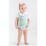 Load image into Gallery viewer, The Beaufort Bonnet Company Brooksy Bubble Set Putney Plaid 6-12 Months NWT
