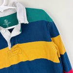 Load image into Gallery viewer, Lands&#39; End Kids Bold Striped Rugby Shirt Medium 5-6
