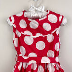 Load image into Gallery viewer, Vintage Samara Red White Polka Dot Party Dress 3T
